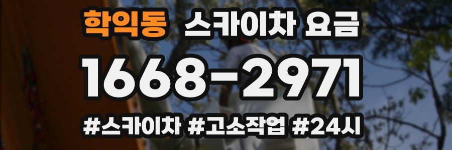 학익동 스카이차 요금