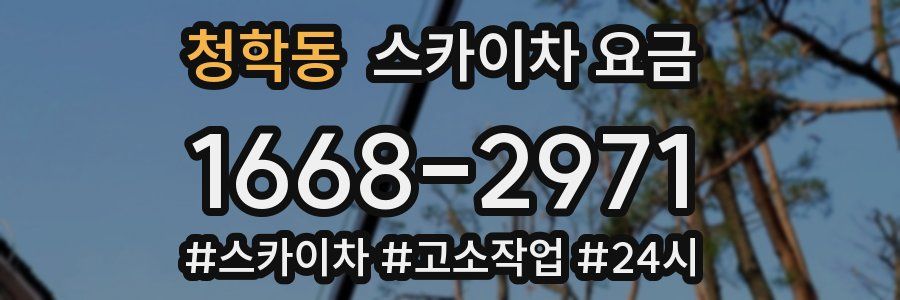 청학동 스카이차 요금