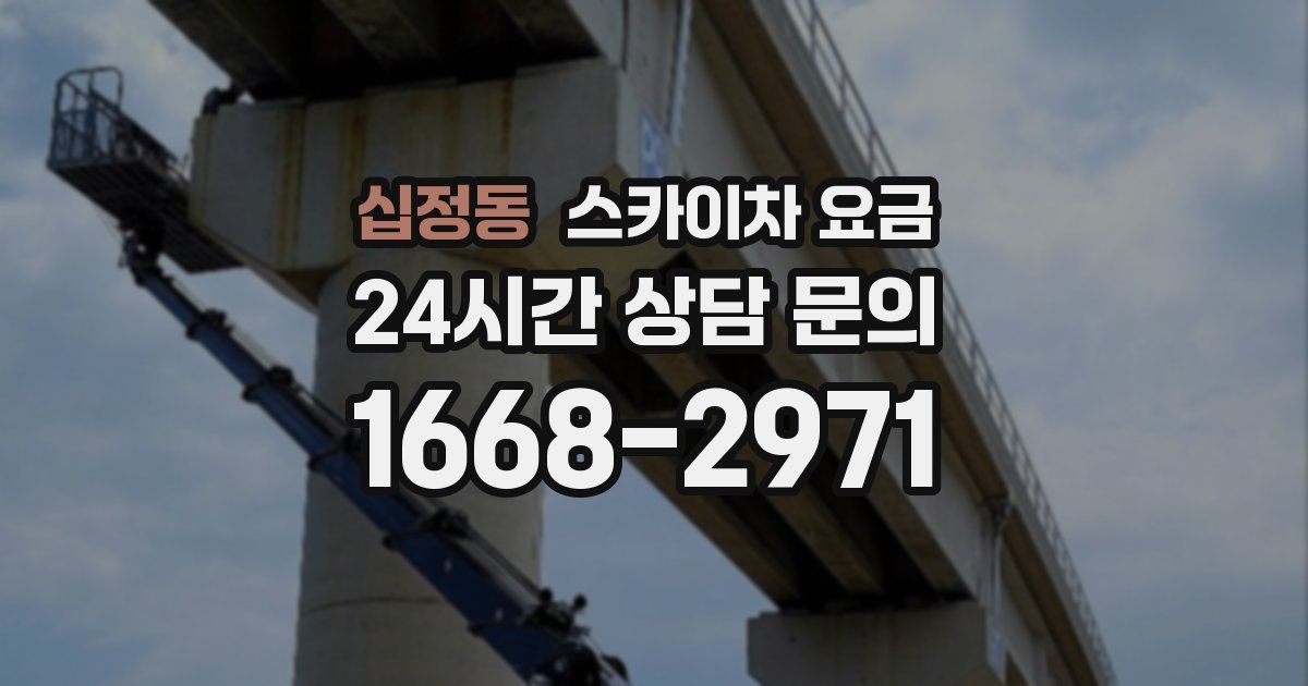 십정동 스카이차 요금