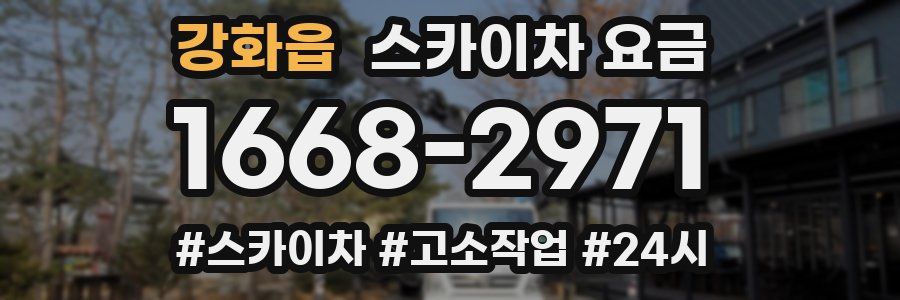 강화읍 스카이차 요금