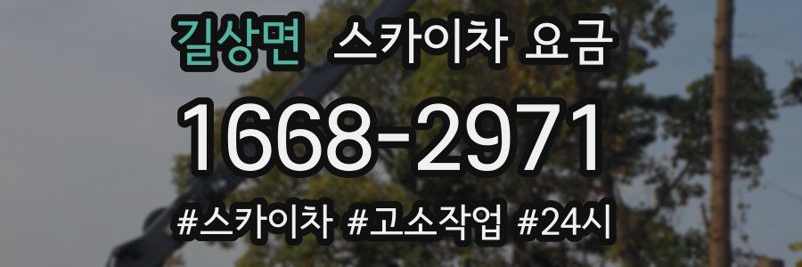 길상면 스카이차 요금