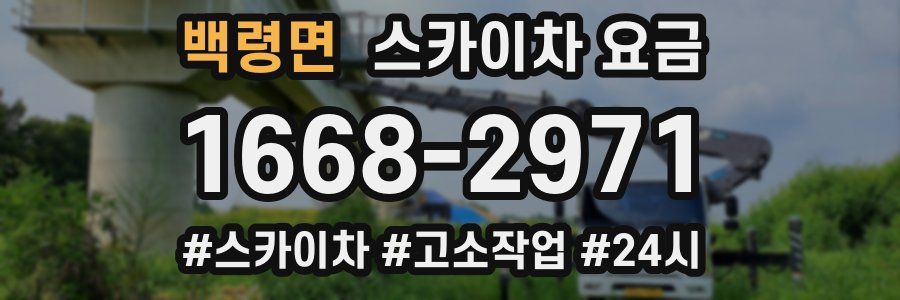 백령면 스카이차 요금