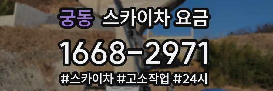 궁동 스카이차 요금