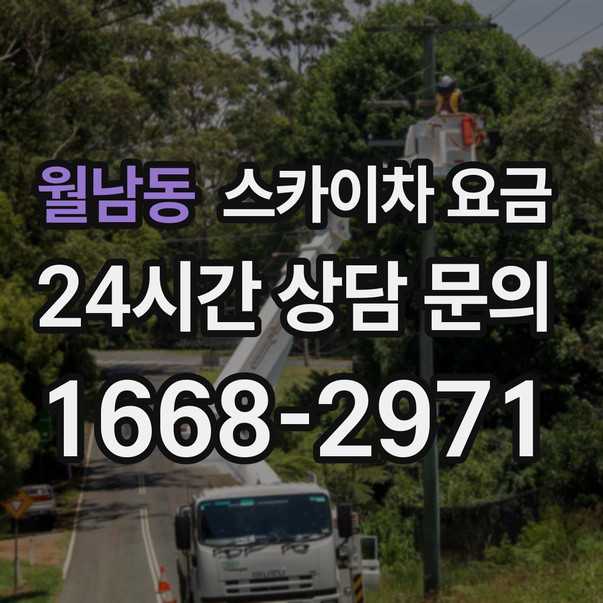 월남동 스카이차 요금