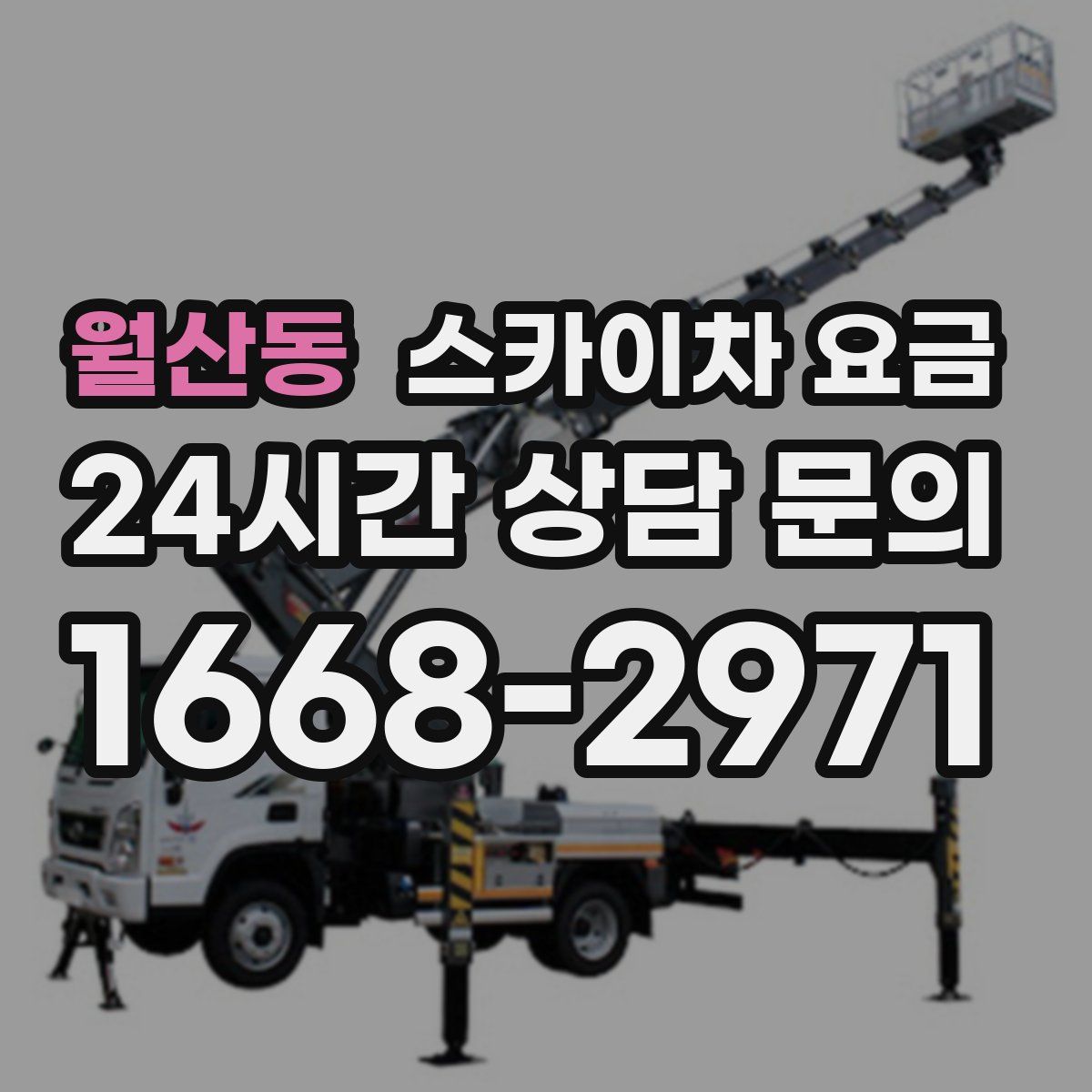 월산동 스카이차 요금