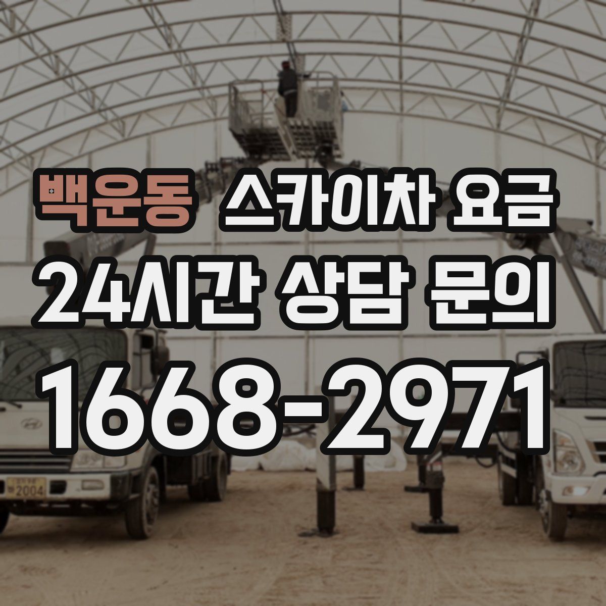 백운동 스카이차 요금