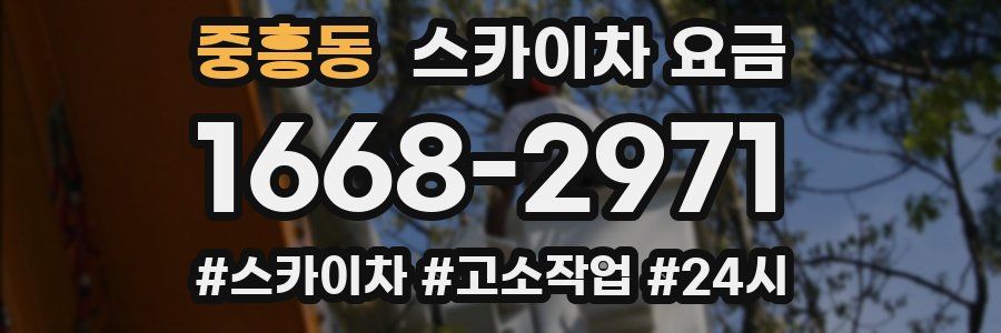 중흥동 스카이차 요금