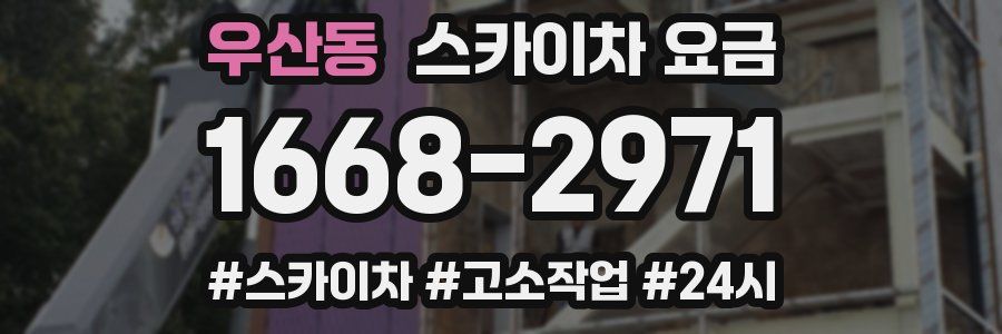 우산동 스카이차 요금
