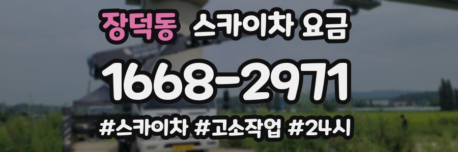 장덕동 스카이차 요금