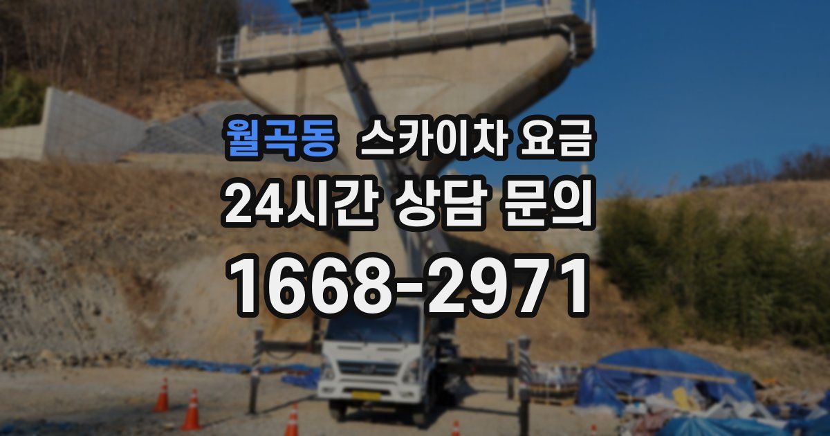 월곡동 스카이차 요금