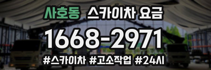 사호동 스카이차 요금
