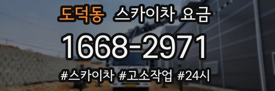 도덕동 스카이차 요금