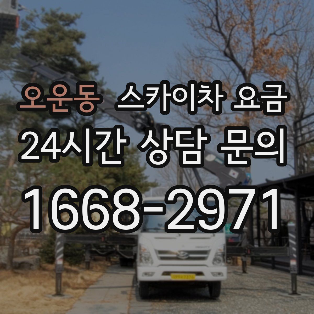 오운동 스카이차 요금