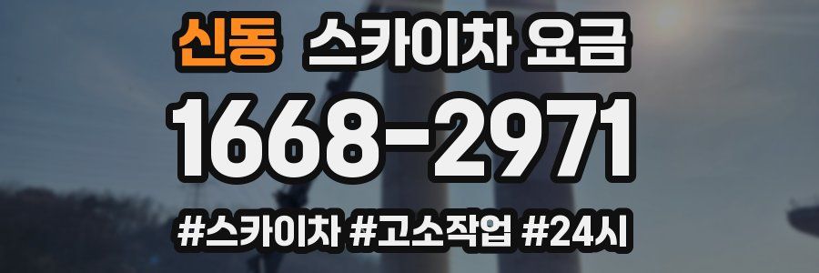 신동 스카이차 요금