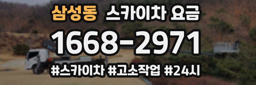 삼성동 스카이차 요금