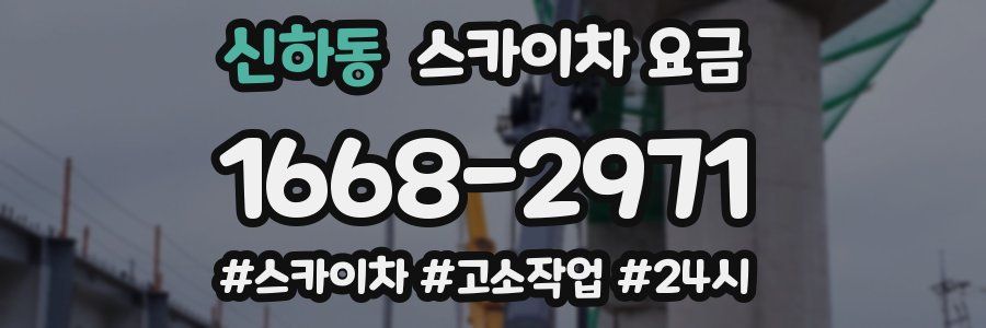 신하동 스카이차 요금