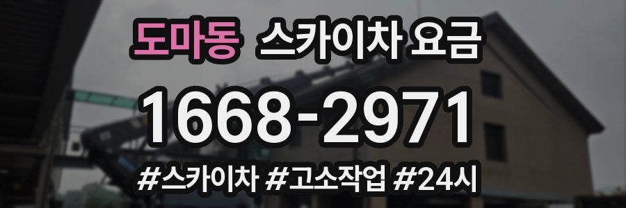 도마동 스카이차 요금