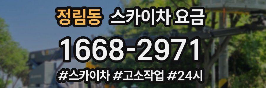 정림동 스카이차 요금