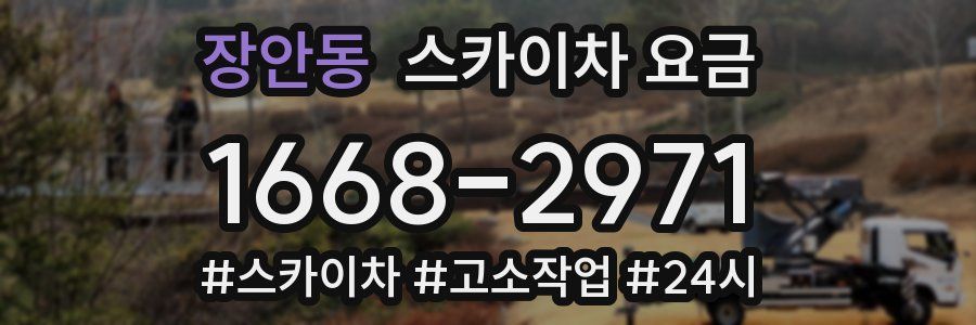 장안동 스카이차 요금
