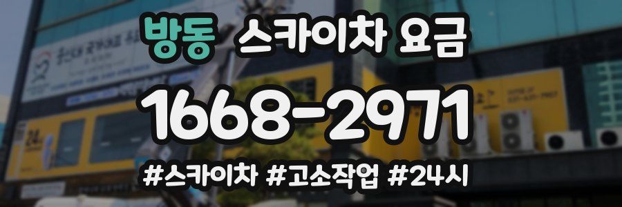 방동 스카이차 요금