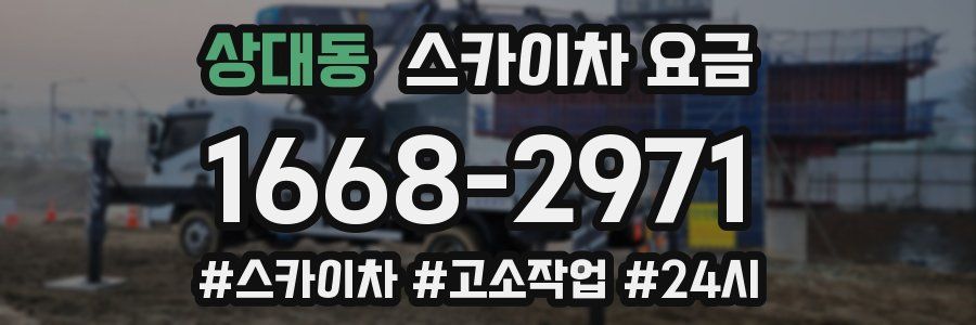 상대동 스카이차 요금
