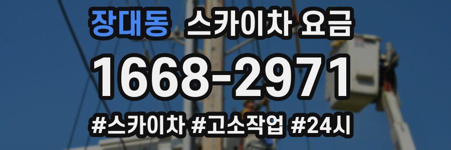 장대동 스카이차 요금