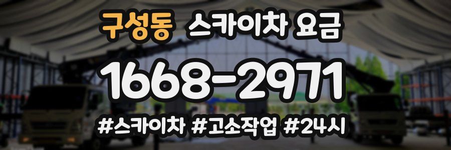구성동 스카이차 요금
