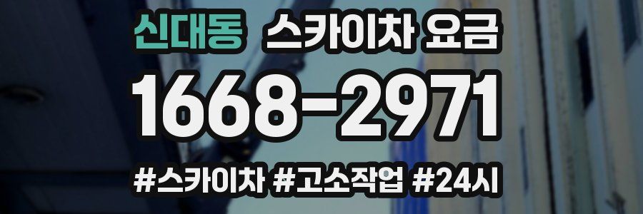 신대동 스카이차 요금