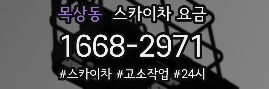 목상동 스카이차 요금