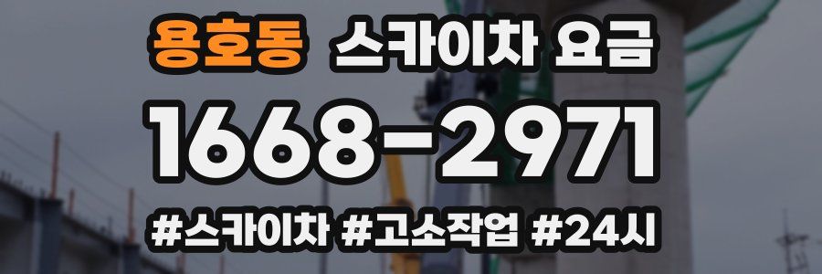 용호동 스카이차 요금