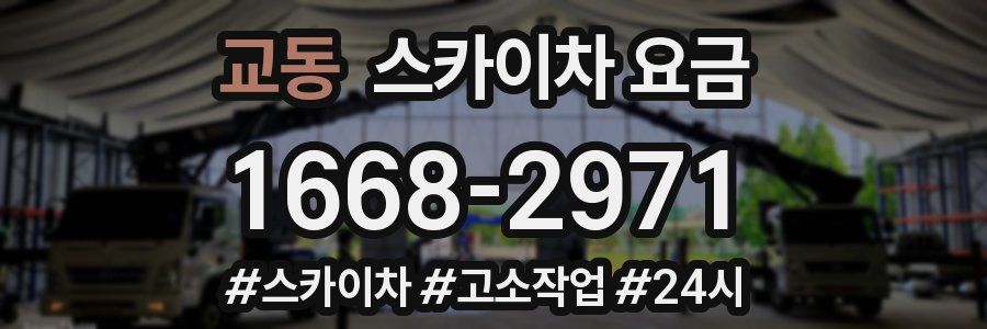 교동 스카이차 요금