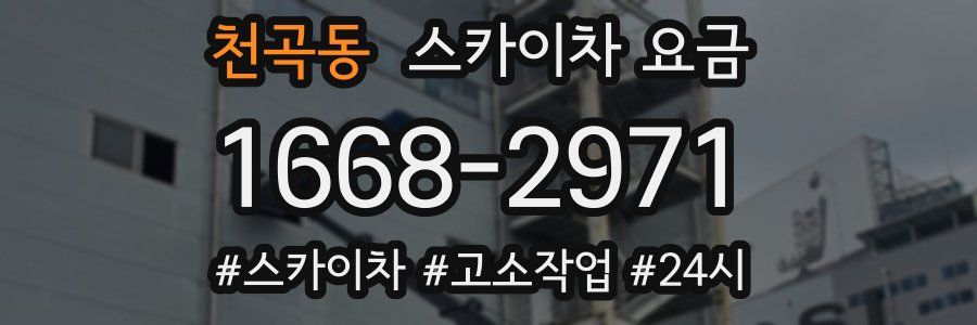 천곡동 스카이차 요금