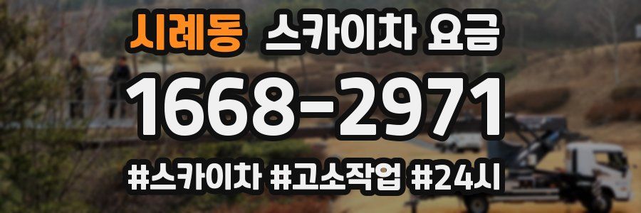 시례동 스카이차 요금