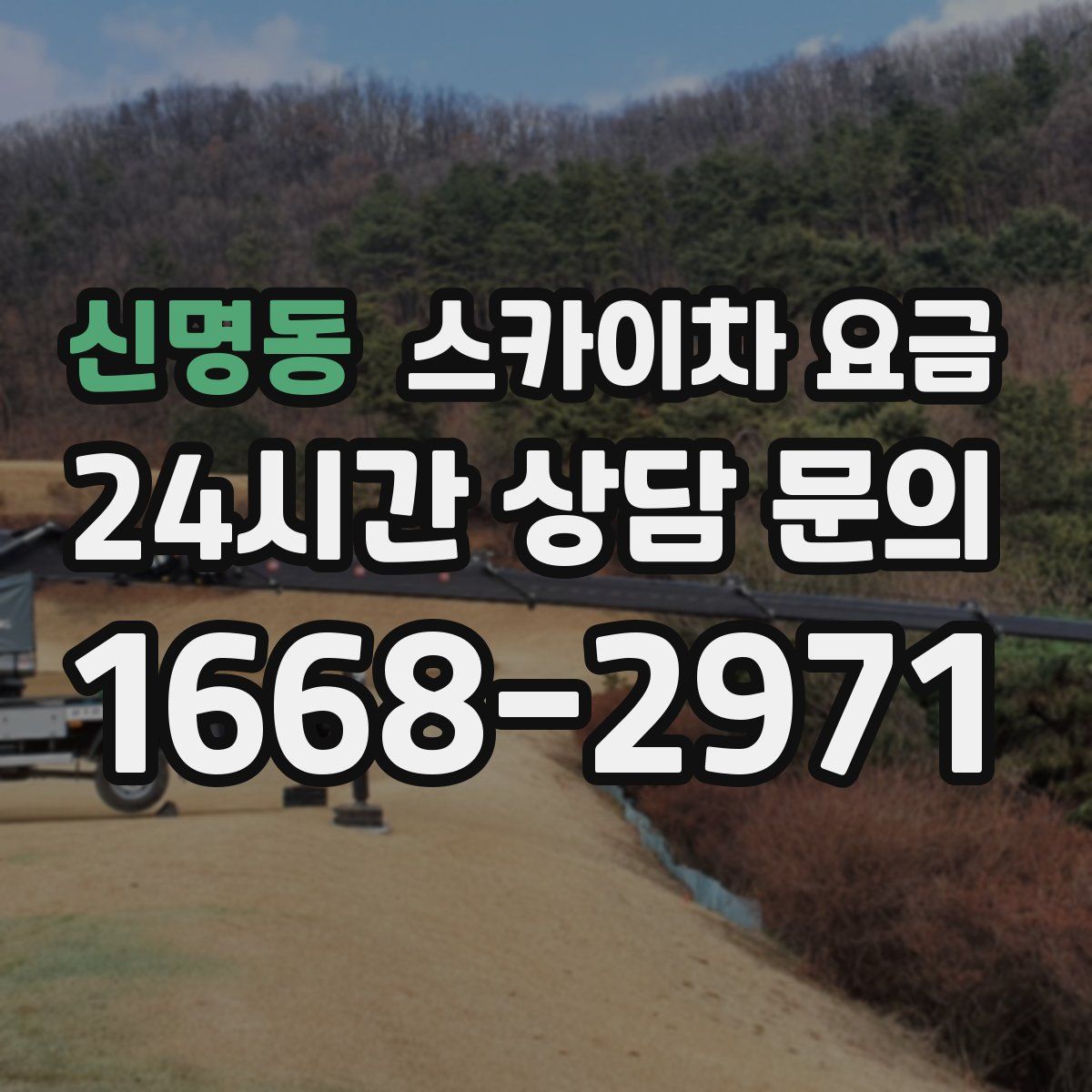 신명동 스카이차 요금