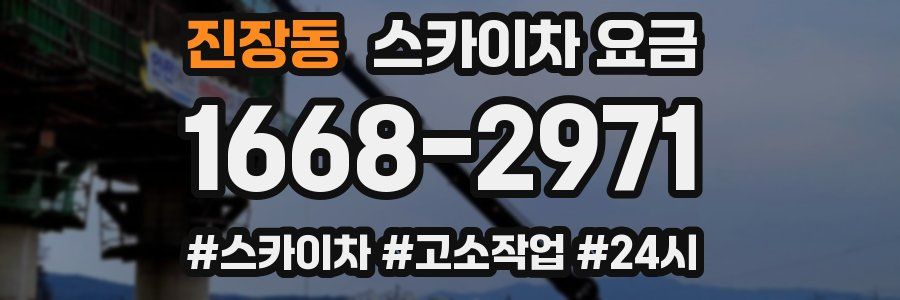 진장동 스카이차 요금