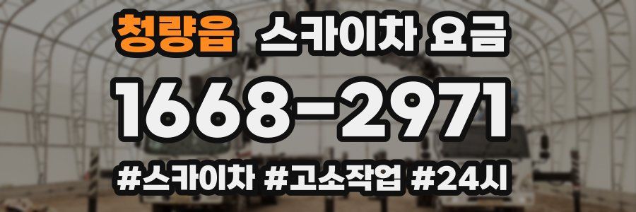 청량읍 스카이차 요금