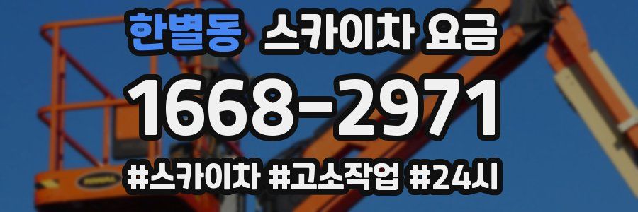 한별동 스카이차 요금