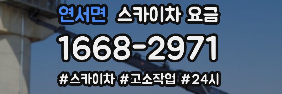 연서면 스카이차 요금