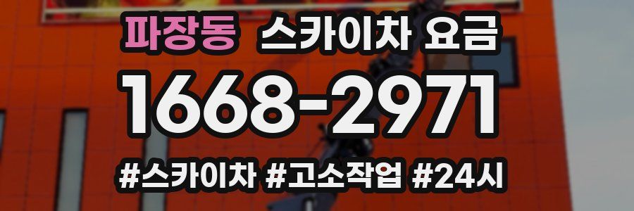 파장동 스카이차 요금