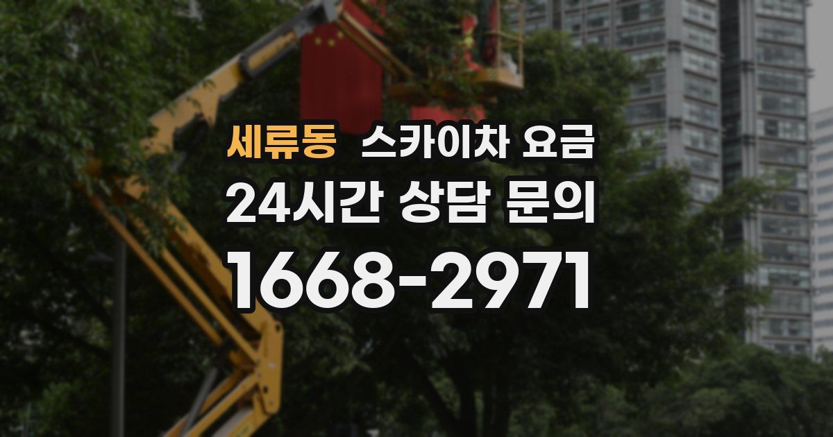 세류동 스카이차 요금