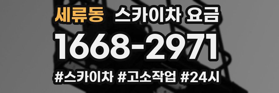 세류동 스카이차 요금
