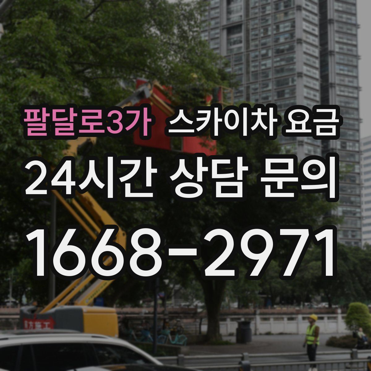 팔달로3가 스카이차 요금