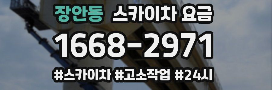 장안동 스카이차 요금