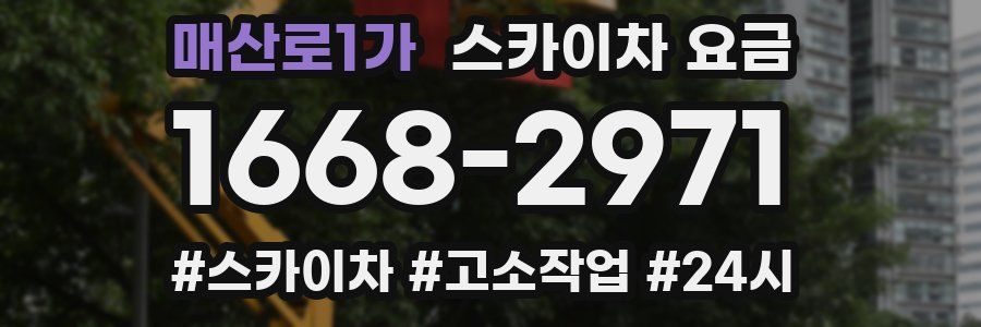 매산로1가 스카이차 요금
