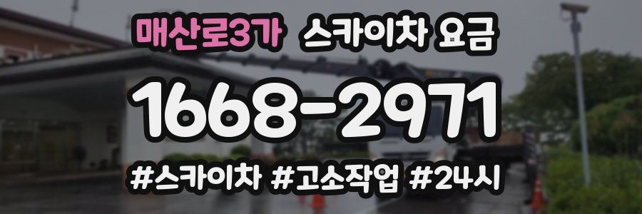 매산로3가 스카이차 요금