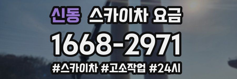 신동 스카이차 요금
