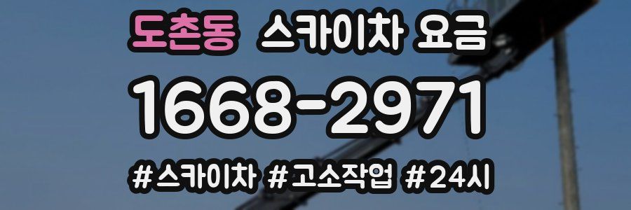 도촌동 스카이차 요금