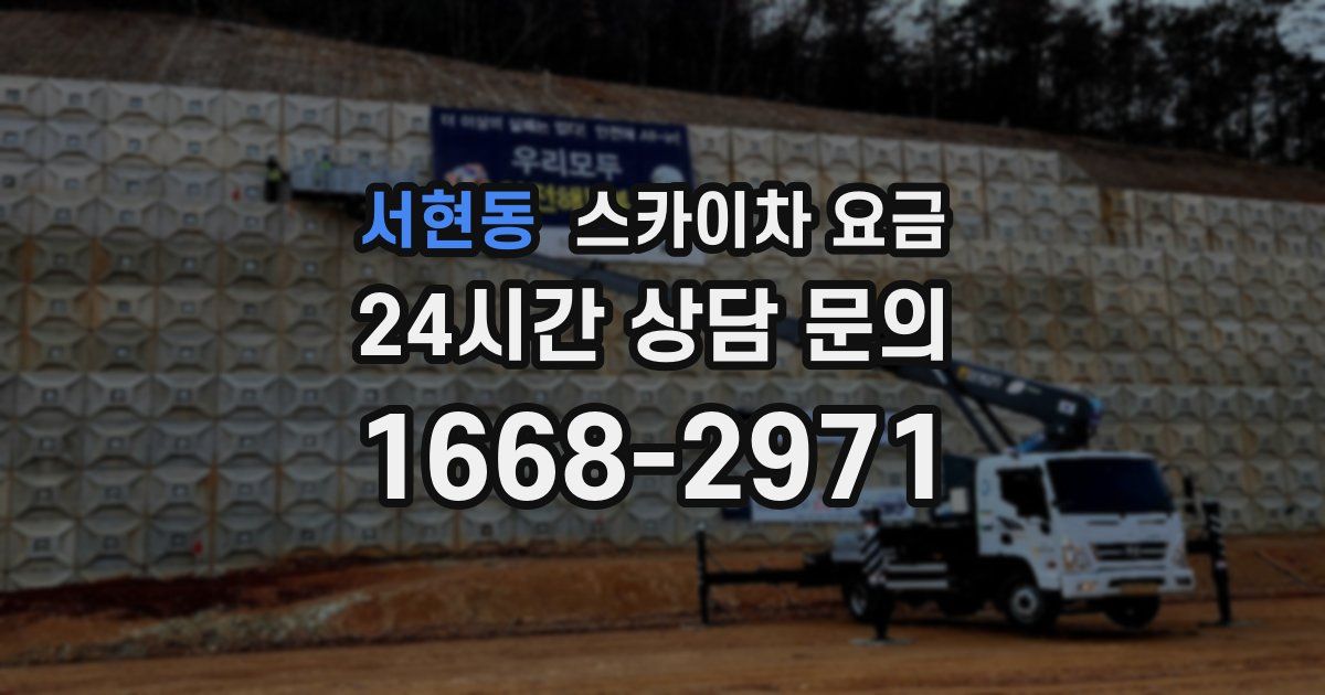 서현동 스카이차 요금