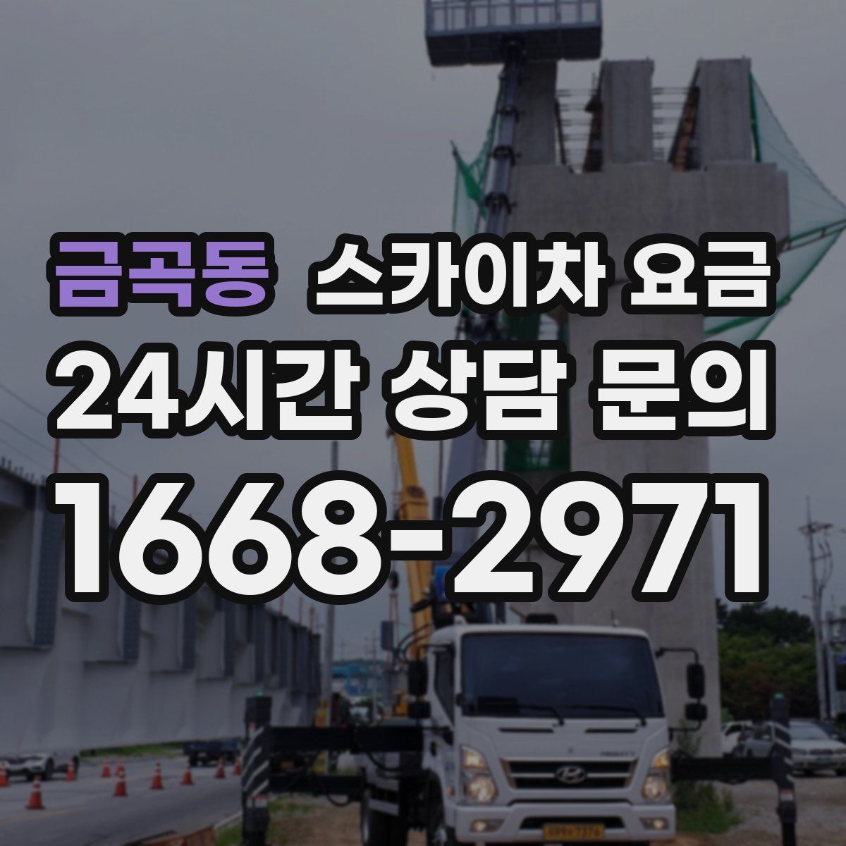 금곡동 스카이차 요금