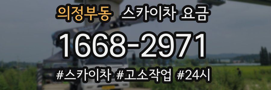 의정부동 스카이차 요금